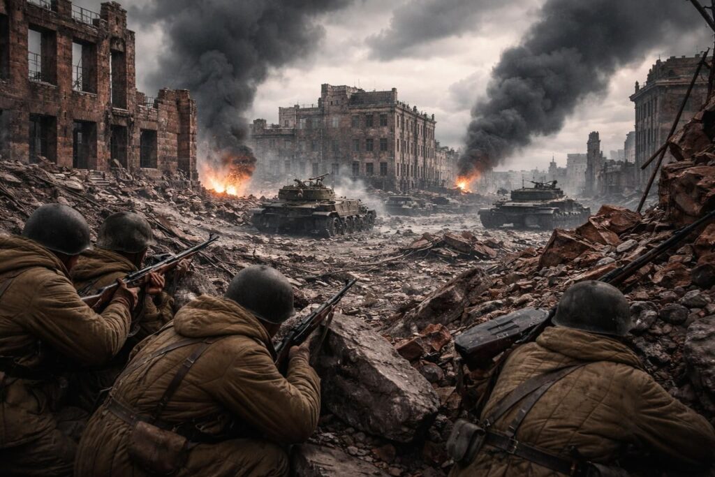 plongez dans l'histoire intense du siège de stalingrad grâce à notre streaming. découvrez ce moment emblématique de la seconde guerre mondiale à travers un récit captivant et détaillé.