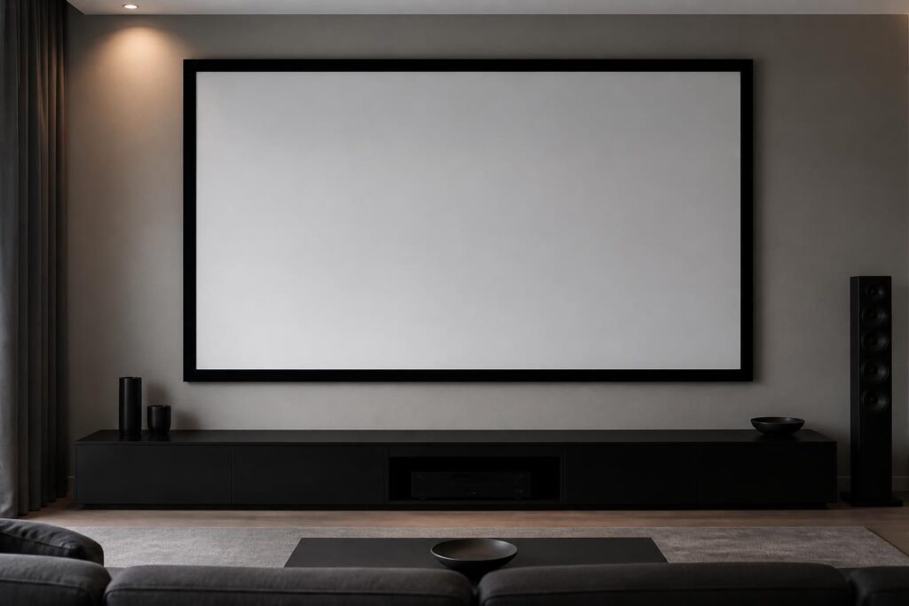 découvrez notre guide complet sur les écrans de projection : toile grise ou blanche, choisissez la meilleure option pour vos séries et profitez d'une expérience visuelle optimale.