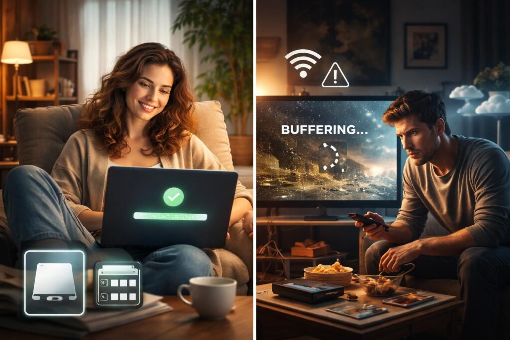 découvrez les avantages du téléchargement de documentaires, incluant une meilleure qualité vidéo, un accès hors ligne et une absence de coupures, comparé à la diffusion en streaming.