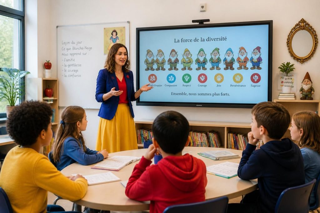 découvrez les stratégies pédagogiques utilisées par un professeur dans blanche neige et apprenez des leçons précieuses à appliquer dans l'éducation moderne.