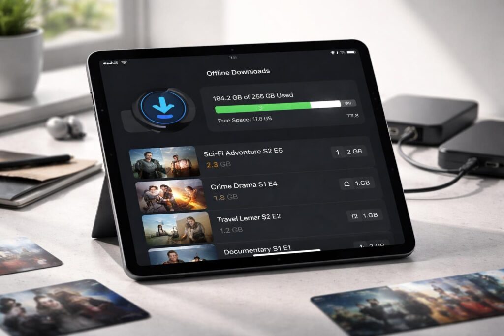 découvrez comment stocker des épisodes hors-ligne sur votre ipad sans manquer d'espace, grâce à une méthode simple et efficace pour optimiser votre stockage.